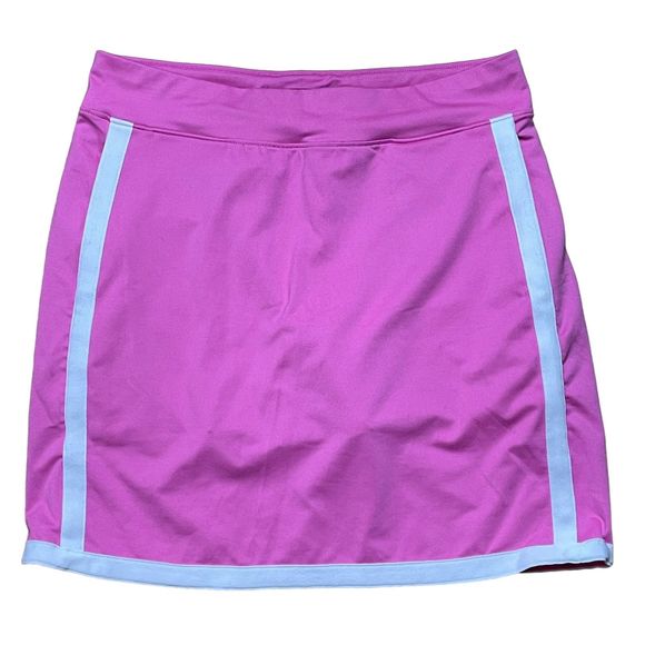 Ralph Lauren Pants - Ralph Lauren Golf Skort Shorts Women's Pink Size M High Rise Contrast Stripes